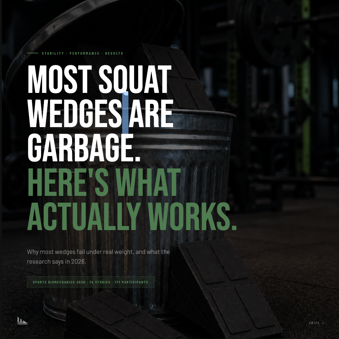 Most Squat Wedges Are Garbage. Here's What Actually Works.