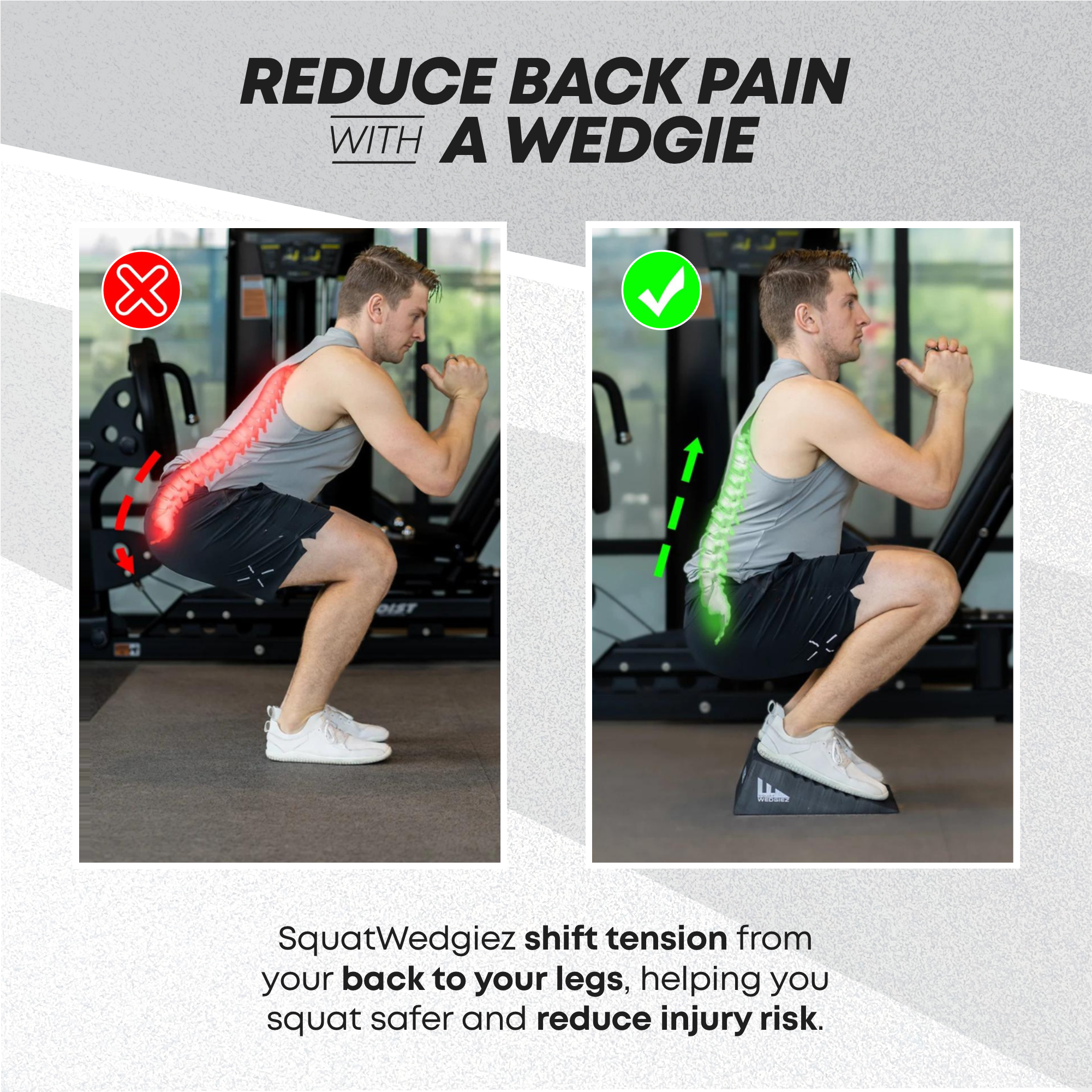 15 Degree DUO Wedgie Squat Wedgiez