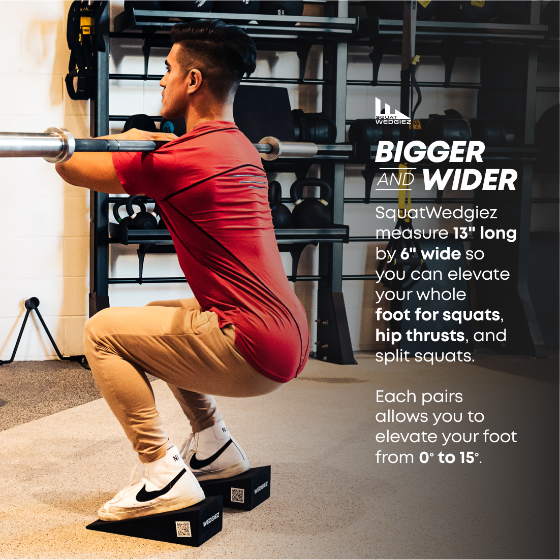 15 Degree DUO Wedgie Squat Wedgiez