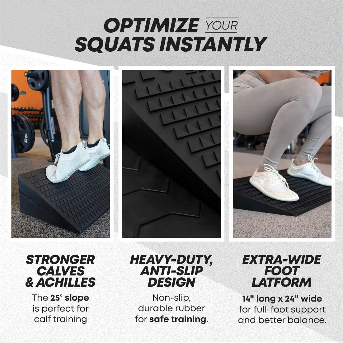 Adjustable Wedgie 2.0 (Pre-Order) Squat Wedges