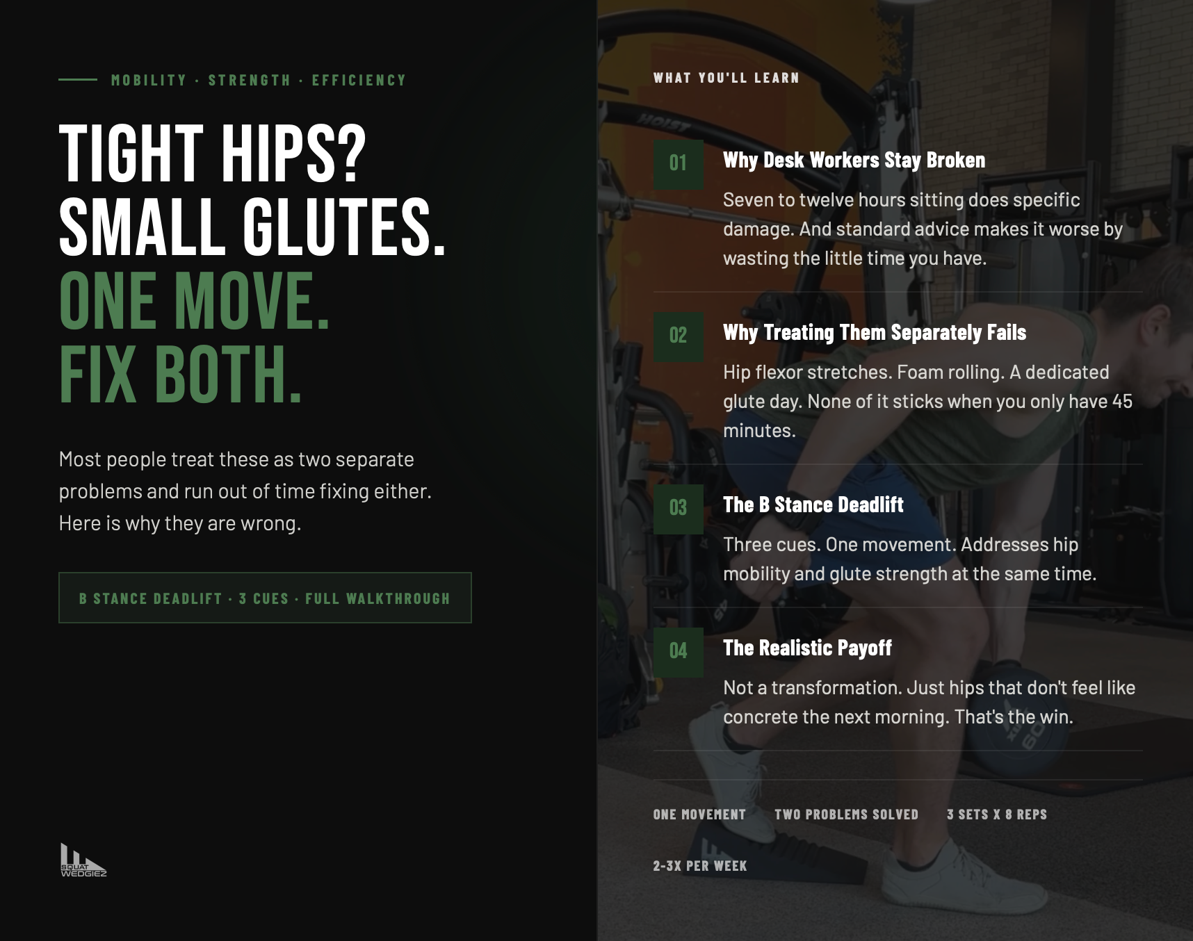 Tight Hips and Weak Glutes? Fix Both With One Move