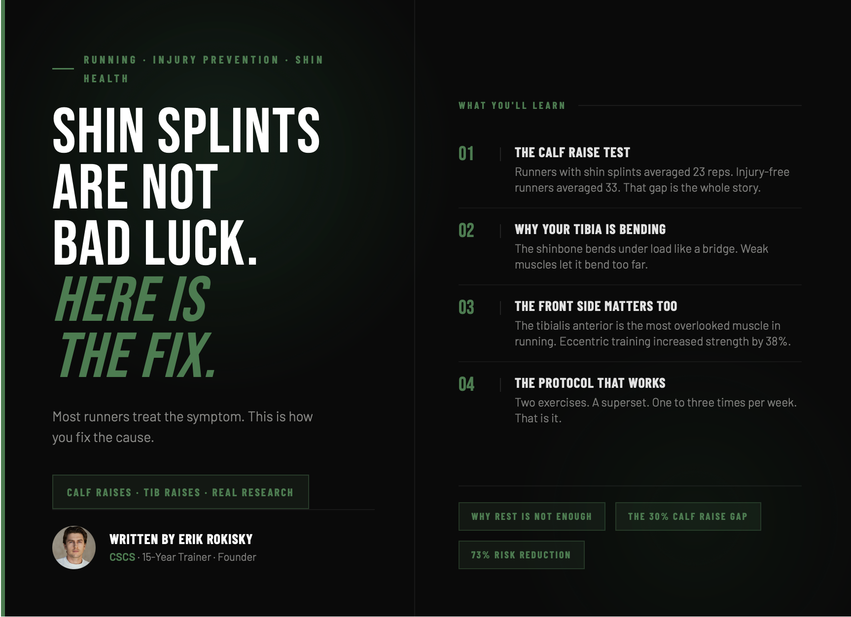 How To Get Rid Of Shin Splints: Try These Two Exercises