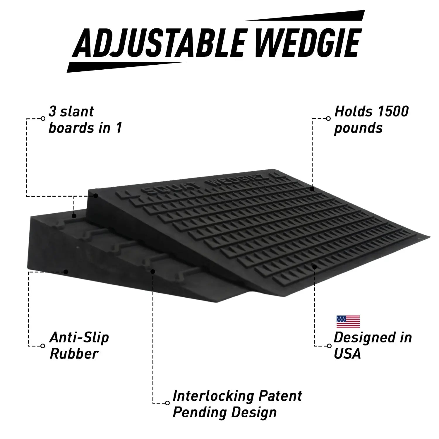 Adjustable Wedgie Squat Wedges